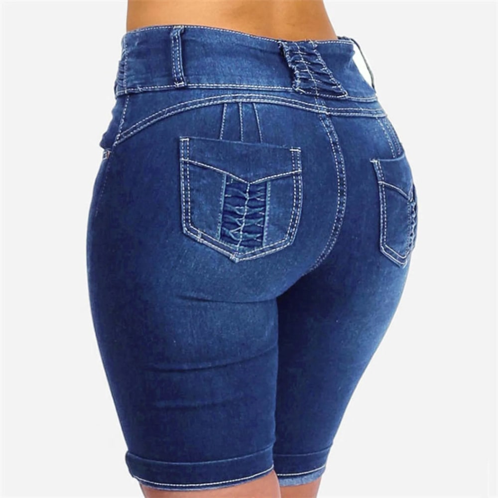 Summer New Fashion Women Denim Skinny Shorts